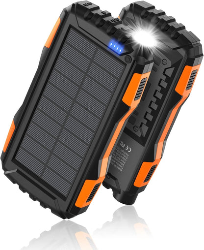 Cargador solar portátil de 8000 mAh, con energia infinita